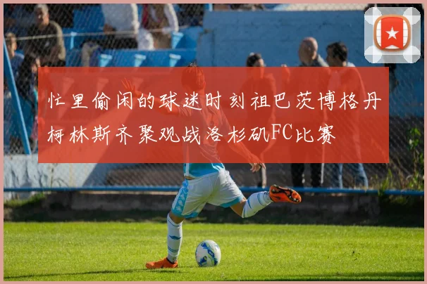 忙里偷闲的球迷时刻祖巴茨博格丹柯林斯齐聚观战洛杉矶FC比赛